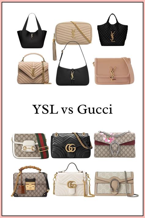 gucci or ysl which is better|ysl vs gucci handbags.